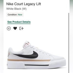 Women’s Nike Court Legacy Lift Sneakers